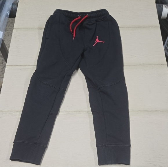 Jordan Other - Jordan Black and Red Sweatpants Tapered Fit